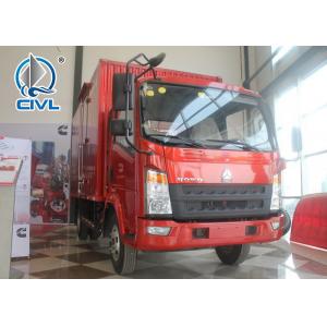 China HOWO 4T Light Duty Commercial Trucks Commercial Box Truck ISO supplier