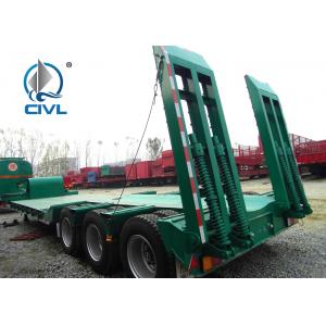China Low Floors Transport Heavy Vehicles Low Bed Semi Trailer supplier