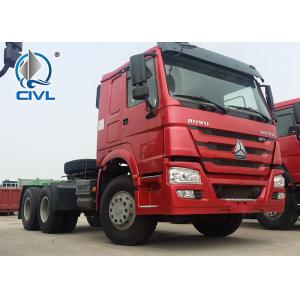 China New 10 Tires SINOTRUK HOWO Tractor Truck LHD 6X4 Euro2 420HP Engine Manual Transmission type supplier