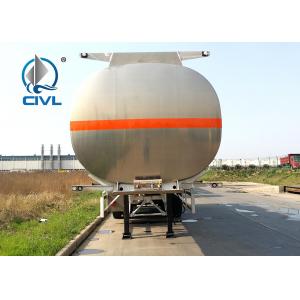 China New Fuel Tank Semitrailer 45000 Liters Oil Tanker Semi Trailer Trucks 40 To 45 CBM Anti – Skid Pedal supplier