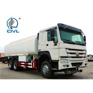 China Oil Tanker Truck 6 x 4 25000l SINOTRUK HOWO brand 12.00R20 Radial Tire Euro II 371hp supplier