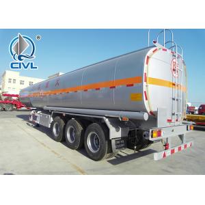 China Q345 Material Oil Fuel Tank Trailer 40000L – 60000L Capacity Cimc Sinotruk supplier