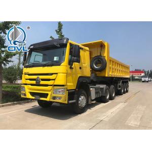 China Rear Dump Sinotruk 3 Axle 60T Semi Trailer Tipper supplier