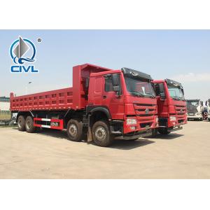 China Sinotruk HOWO7 8X4 10Tires 20M3 Bucket Heavy Duty Dump Truck For With Frond Lifting EUROII With 371hp supplier