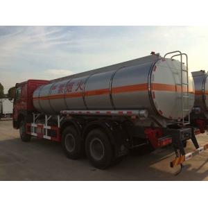 China Sinotruk Howo7 Edible Oil Transport Vehicle Liquid Tanker Truck , Mobile Gas Station Fuel Oil Trucks 25-30CBM supplier