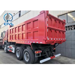 China Sinotruk Howo7 Red Color 266HP 10 Wheels Dump Truck RHD Type Lifting High Loading Capacity Euro 2 Engine supplier
