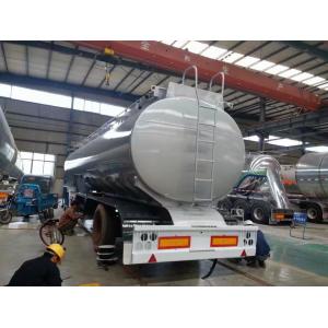 China Sinotruk Three Axles 45000 – 50000 Liters Fuel Tank Semi Trailer 7 Compartments With Pump supplier