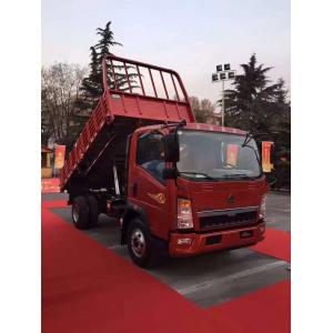 China Solid Tire Light Duty Commercial Trucks / Euro 2 HOWO Dump Truck 4X2 supplier