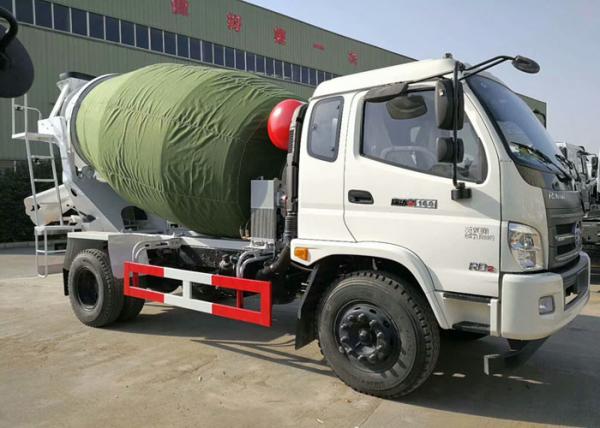 China 4CBM Ready Mix Concrete Mixer Trucks 4000 Liters , 4X2 Mini FORLAND Self Mixing Concrete Truck supplier