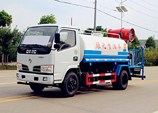 China 5Ton Dongfeng 4*2 Water Bowser Truck With Sprayer，5000 Liter Spray Dust Fall Truck supplier