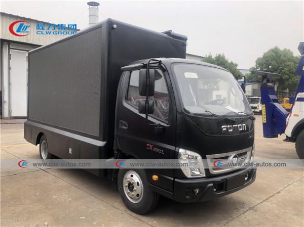 China Foton Aumark Outdoor Full Color LED Display Advertise Truck P4 P5 P6 Mobile LED Billboard Truck supplier