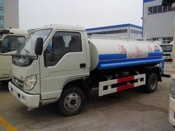 China Foton Forland Mini Water Tanker Truck , 3 Ton 3000 Liter Commercial Water Truck supplier