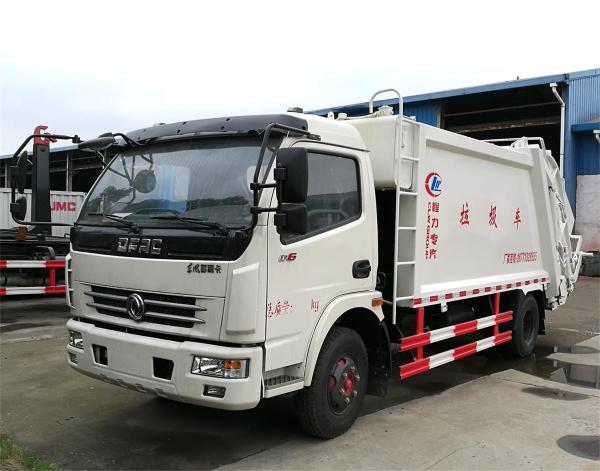 China High Compacting Ratio Waste Management Garbage Truck 5 Ton Loading Capacity supplier