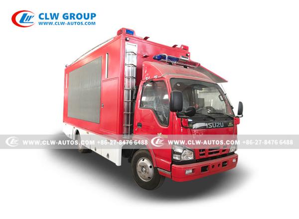 China ISUZU 4×2 Waterproof P5 LED Screen Mobile Digital Billboard Advertising LED Video Truck supplier