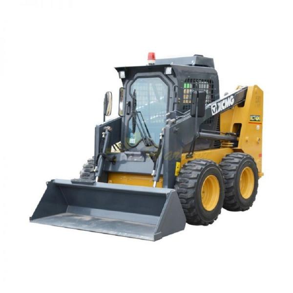 China Yellow strong power 14km/h XCMG official XC740K Operation Mode skid steer loader for sale supplier