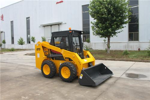 China Multifunctional Skid Steer Loader 45° Dump Angle Precision Processing Equipment supplier