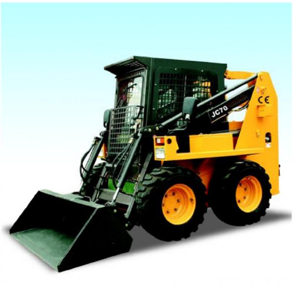 China Power 70Hp Skid Steer Loader Skid Loaders Small Construction Machinery supplier