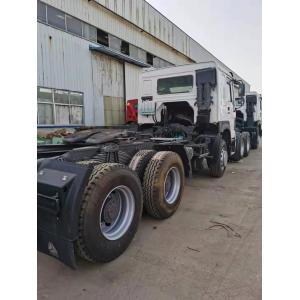 China New/Second hand Sinotruck Howo Tractor Trucks white color 2014 375HP WD615.96E EURO III HW19710 supplier