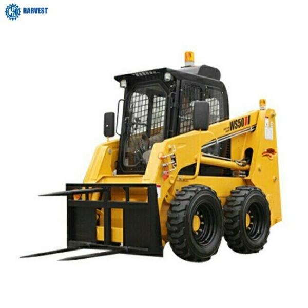 China 11.6km/H Speed 0.4m3 Bucket WS50 0.8 Ton Mini Compact Skid Steer supplier
