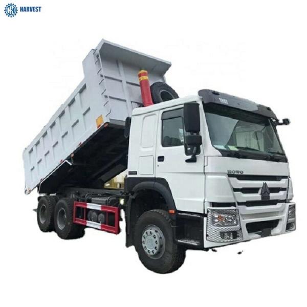 China 30 ton Howo 375hp 2014 Dump Second Hand Truck With New Bucket / Tyres supplier
