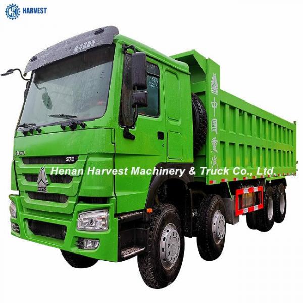 China 40 Ton 8×4 12 Wheelers 7800x2300x1600mm HOWO Dump Second Hand Truck supplier