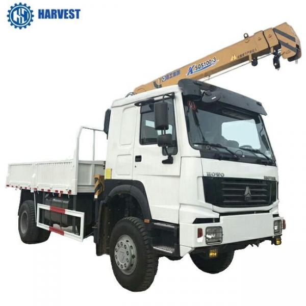 China 4t Lifting Capacity Sinotruk LHD 4×4 All Wheel Drive 266hp Truck Mounted Crane supplier