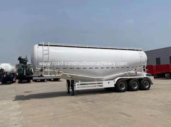 China 50 Tons Powder Tanker Truck Semi Trailer Mechanical Suspension supplier