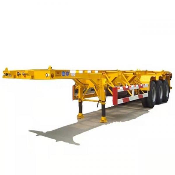 China 60 Tons CIMC 40 Feet Skeletal Semi Trailer 45ft Container supplier