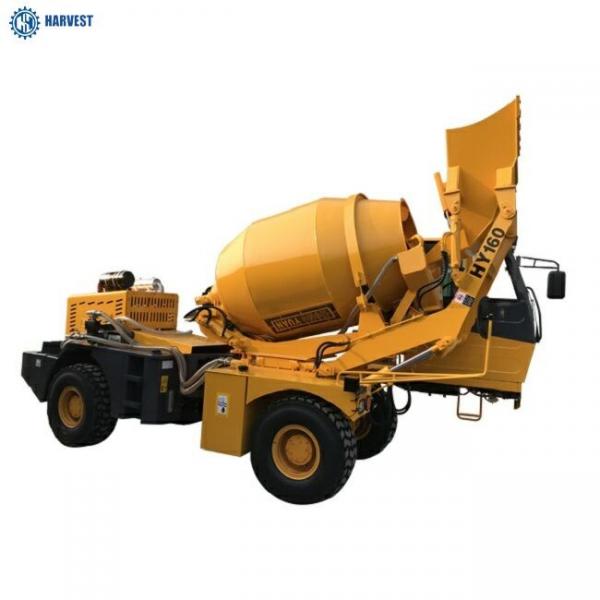 China 60kW 5.5ton Harvest HY160 Small 1.6m3 Self Loading Cement Mixer supplier