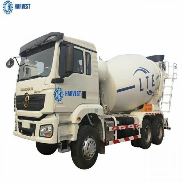 China 6×4 345hp Engine SHACMAN Left Hand H3000 10m3 Transit Mixer Truck supplier
