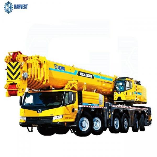 China 80m Boom 112m Lifting Height 300 Ton 7 Section Automatic XCMG All Terrain Crane supplier