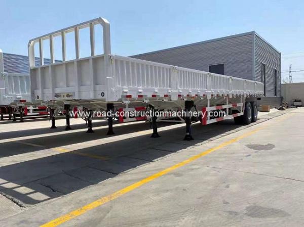 China ADR 40/60ton Side Wall Semi Trailer 1310mm Axlebase For Cargo Truck supplier