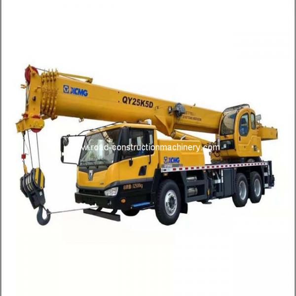 China China 1 XCMG QY25K5D 25 Ton Truck Crane Lifting Heights 48.5m supplier