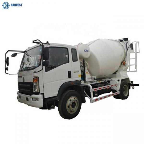 China Fuel Tank 150L Sinotruk Howo 4×2 6m3 Capacity 130hp Concrete Mixer Truck supplier
