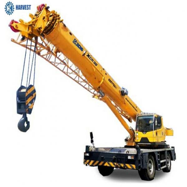 China Gradeability 78% Main Boom 35m XCR30 30 Ton Small Rough Terrain Mobile Crane supplier