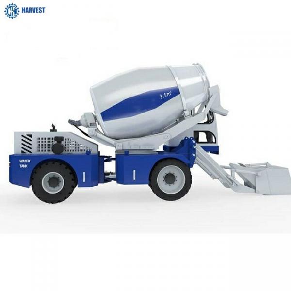 China Harvest HY350 4 Wheel Drive 3.5m3 8 Ton Self Load Concrete Mixer Truck supplier