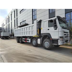 China New 12 Wheels Howo Dump Truck 400hp 45 Ton Loading Capacity Hyva Cylinder supplier