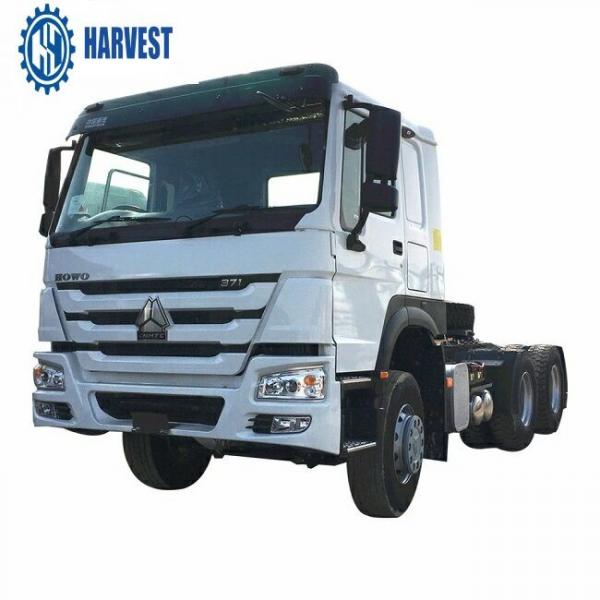 China Radial 12.00R20 Tyres 6×4 HOWO Fuel Tank 400L RHD Prime Mover Truck supplier