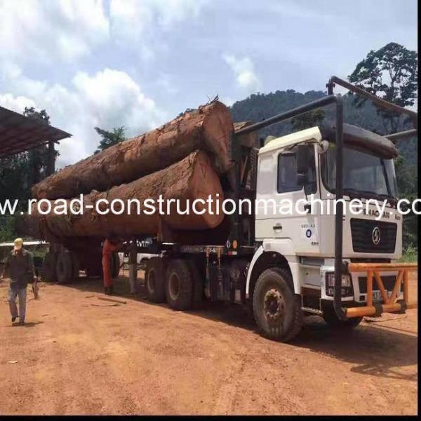 China SHACMAN F2000 420hp Logging Prime Mover Truck LHD Driving supplier