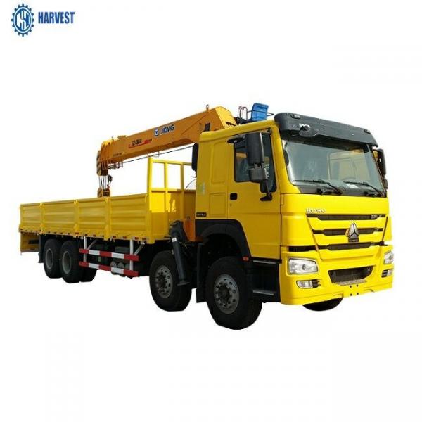 China Sinotruck Howo 8×4 371hp 50 Ton XCMG 1400kg SQ14SK4Q Truck Mounted Crane supplier