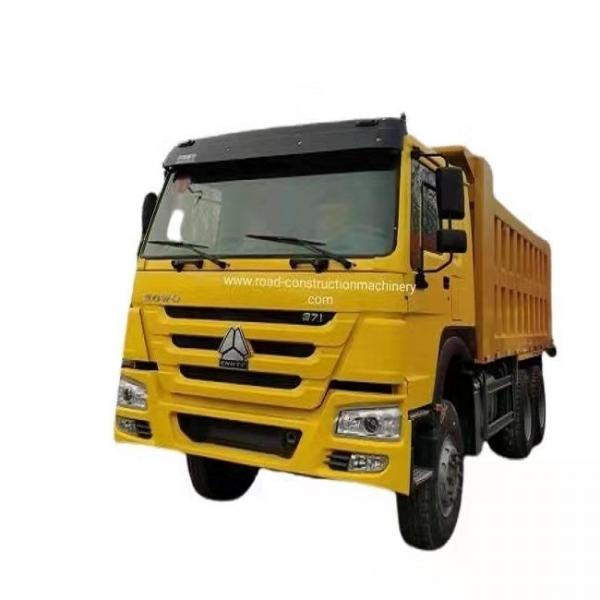 China SINOTRUK Howo 12.00R20 Tyres 371hp Used Dump Truck 20cbm For engineering transportation supplier