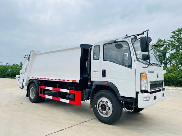China Sinotruk Howo 4×2 10cbm Compactor Garbage Truck Refuse Compactor Truck supplier