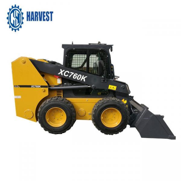 China Tipping Load 2160kg 0.6m3 Bucket XCMG XC760K Small Skid Steer supplier