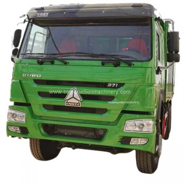 China Used Green Dump Truck SINOTRUK Howo Euro 2 371hp Shipping weight 30-40 tons supplier