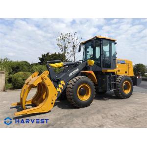 China XCMG 3 Ton Wheel Loader LW300KN With Wood Grapple & Weichai 92kW Engine supplier