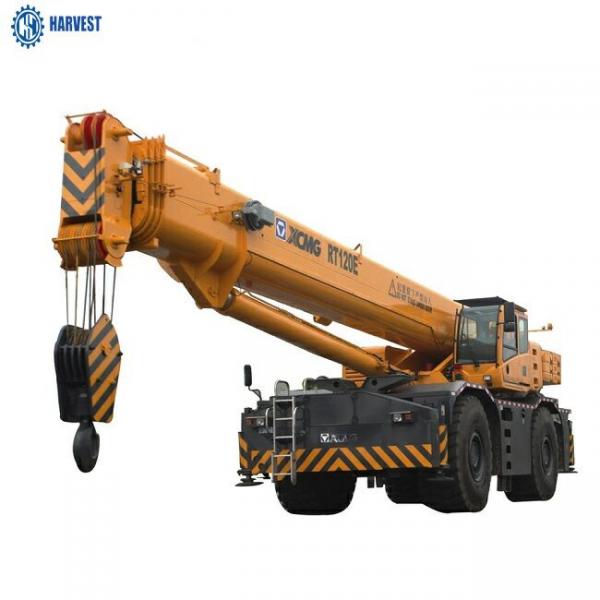 China XCMG RT120E Max Lifting Height 67.9m 120 Ton Hydraulic Rough Terrain Crane supplier