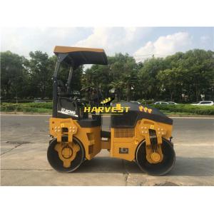 China XCMG XMR403 4 Ton Double Drum Hydraulic Road Roller For Road Building supplier