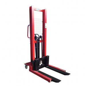 China 1000kg 2000kg 3T 1600mm Hydraulic Manual Hand Stacker Manual Lifter Pallet Stacker With 1600mm Lifting Height supplier