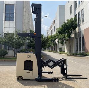China 1.6T Electric Forklift with 1070*120*40mm Fork size , Double Scissors Electric Stacker with 12m Lifting Height supplier