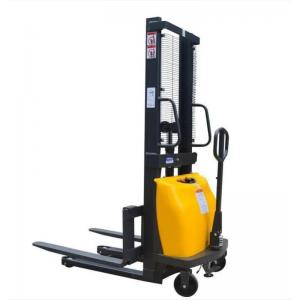 China 1T 1.5T 2T Semi Electric Stacker Mini Small Light Weight Pallet Stacker supplier